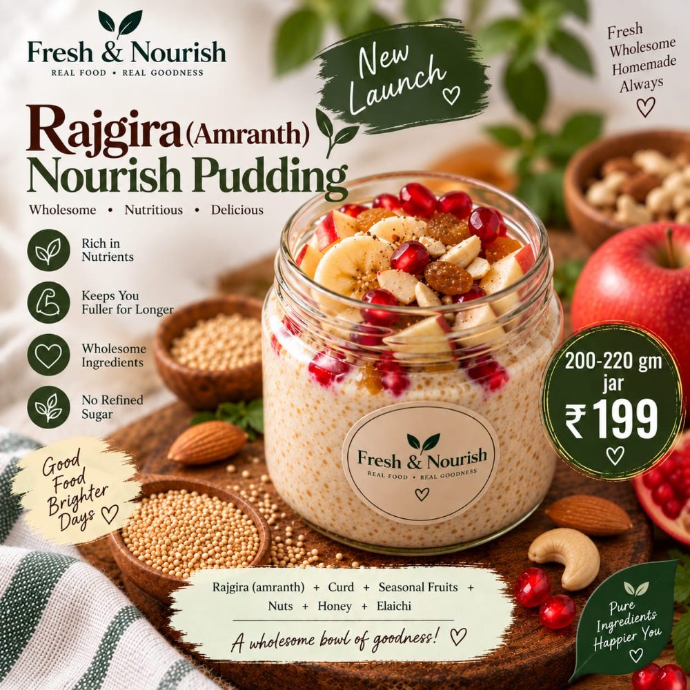 Rajgira(Amranth) Nourish Pudding