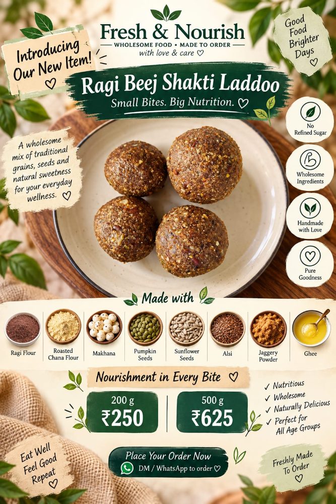 Ragi Beej Shakti Laddoo