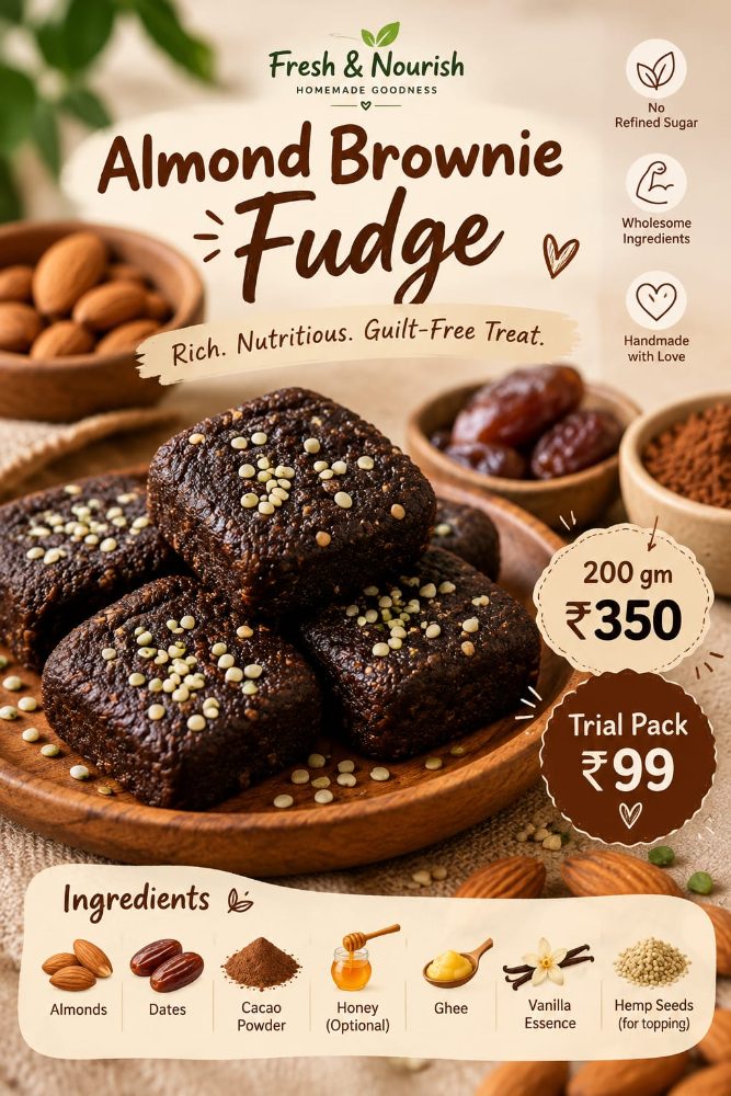 Almond Brownie Fudge